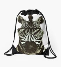 Hipster Zebra Rucksackbeutel
