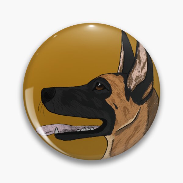 Item preview, Belgian Malinois Illustration designed and sold by rocky0516.
