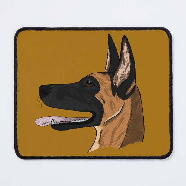 Item preview, Belgian Malinois Illustration designed and sold by rocky0516.