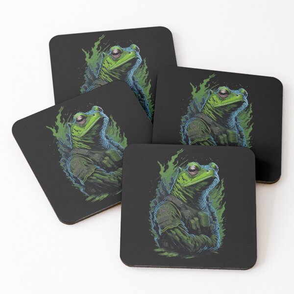 Item preview, Battle-Hardened Frog: Courage in Combat designed and sold by AmersTeeHub.