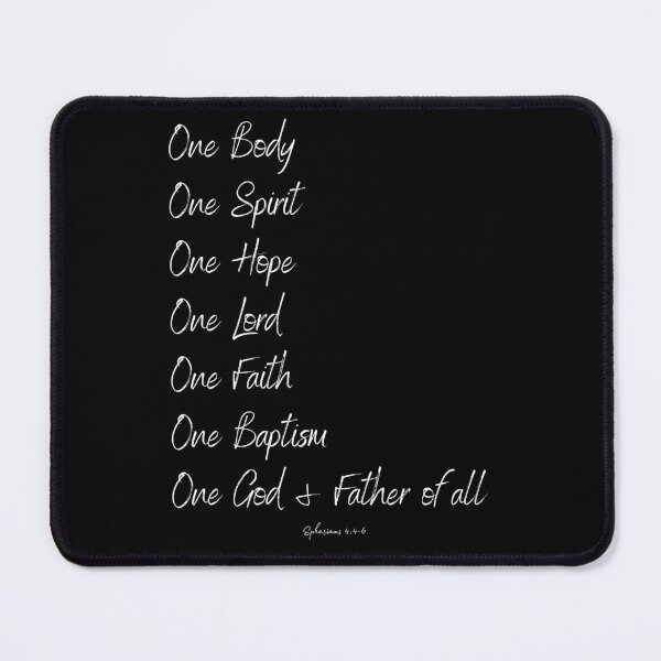 Item preview, Faith One God Bible Verse: One Body Spirit Hope Lord God & Father Ephesians 4- Christian designed and sold by Ceramic Scripture.