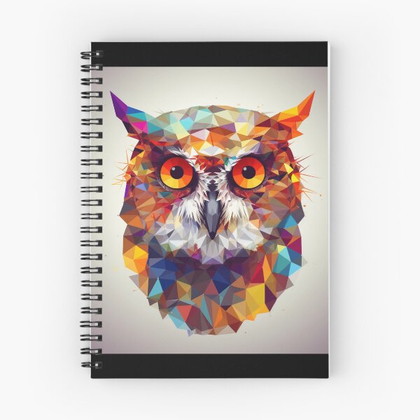 Item preview, Colorful Owl Polygonal Art | Owl Lovers designed and sold by JFFStore.