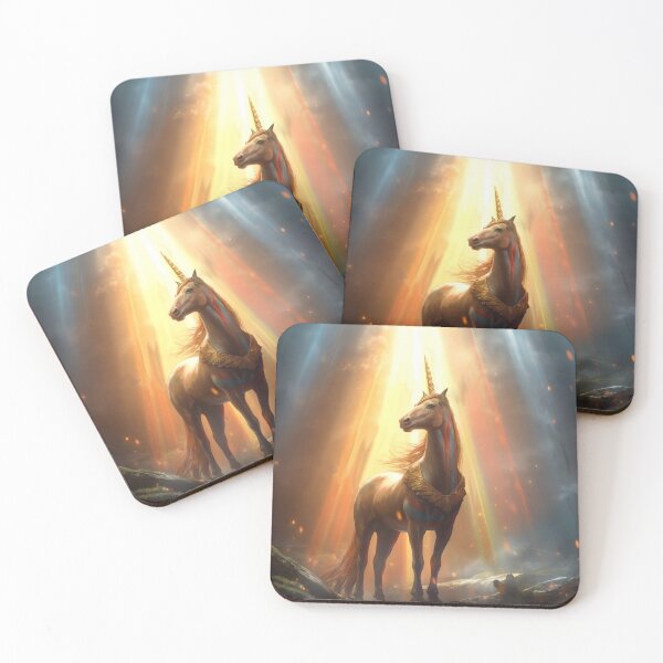 Item preview, Majestic Unicorn standing in a sunbeam designed and sold by Paul Fleet.