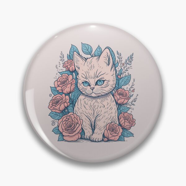 Item preview, Roses Power Cats designed and sold by pigipeach.