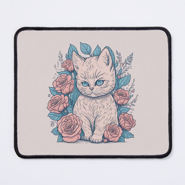 Item preview, Roses Power Cats designed and sold by pigipeach.