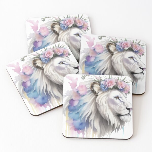 Item preview, white lion designed and sold by Harmonysens.