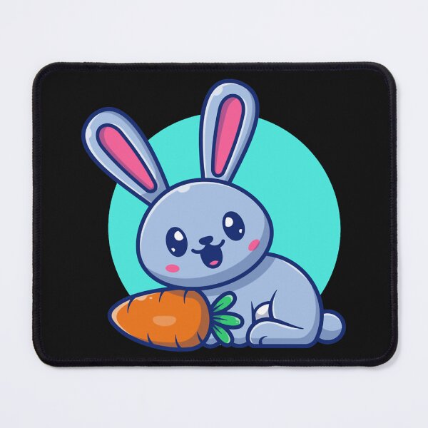 Item preview, Cartoon Bunny Snowball Tabbit Carrot designed and sold by LolaReichel.