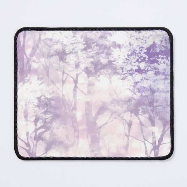 Item preview, Water color abstract purple pink forest pattern designed and sold by LUEE-Design.