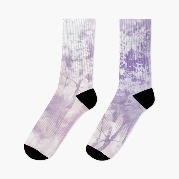 Item preview, Water color abstract purple pink forest pattern designed and sold by LUEE-Design.