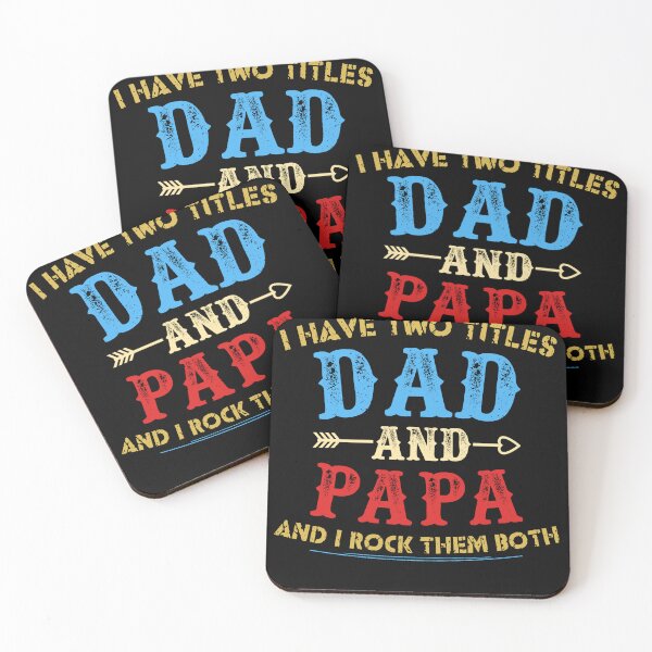 Item preview, I Have Two Titles Dad And Papa Funny Father's Day Gift designed and sold by Mohamedprf.