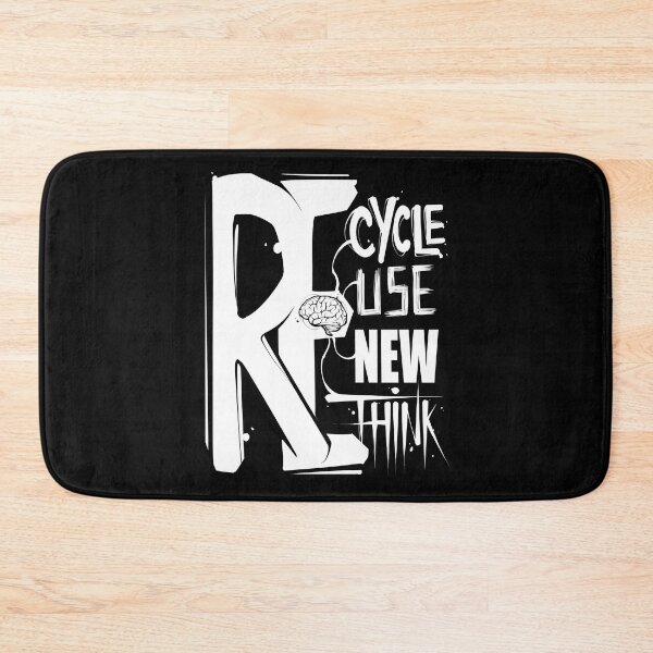 Item preview, Recycle Reuse Renew Rethink designed and sold by MarceloRabisco.