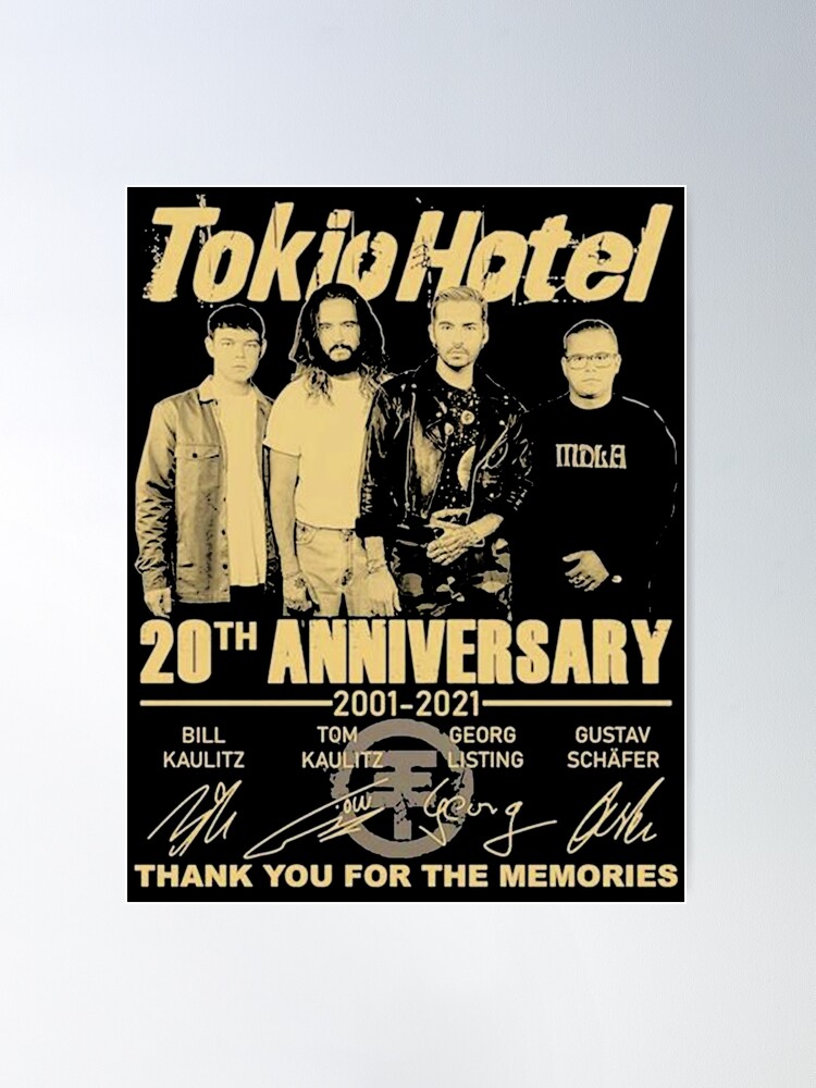 Tokio Hotel – 2001 (2022, Signed, T-Shirt, Poster, Stickersheet, 5 Photos,  Golden Ticket, Box Set) - Discogs