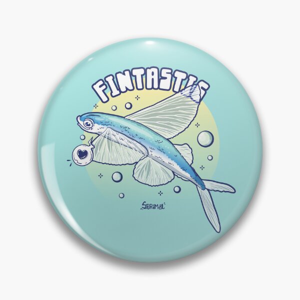 Item preview, Fintastic flying fish pun designed and sold by SPIRIMAL.