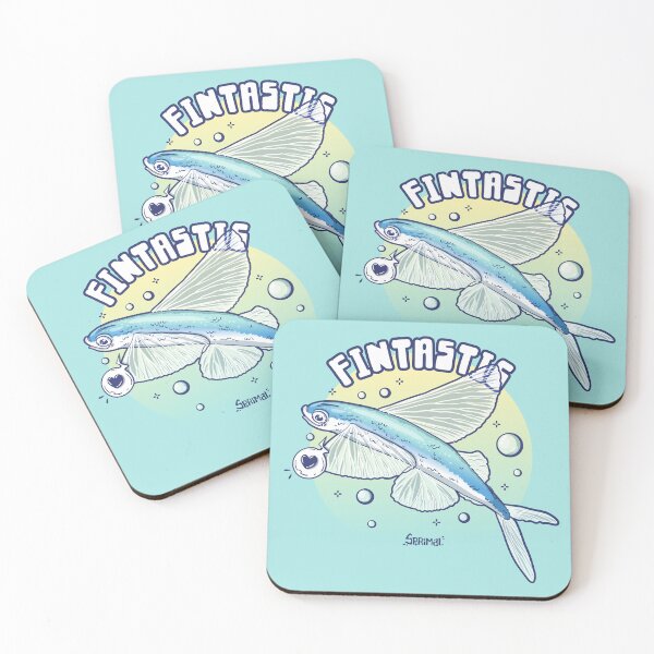 Item preview, Fintastic flying fish pun designed and sold by SPIRIMAL.