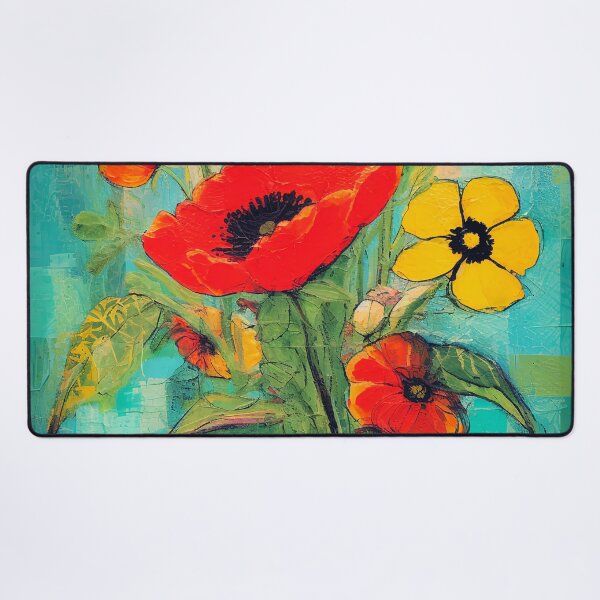 Artikelvorschau, Lebendige Mohnblumen in einer Vase 1 entworfen und verkauft von Art by Lilia.
