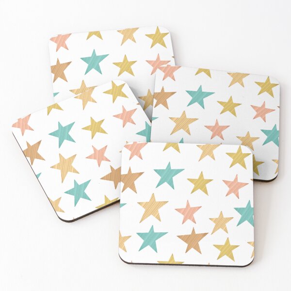 Item preview, Simple star seamless pattern designed and sold by pinkyfish1010.