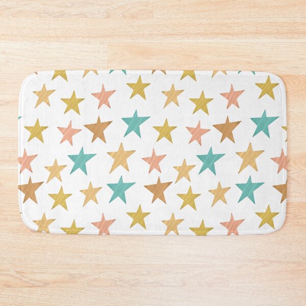 Item preview, Simple star seamless pattern designed and sold by pinkyfish1010.
