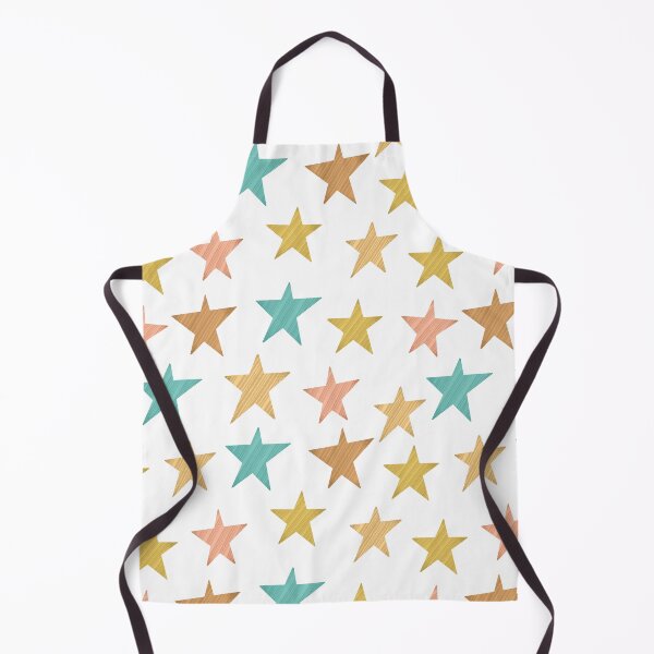 Item preview, Simple star seamless pattern designed and sold by pinkyfish1010.