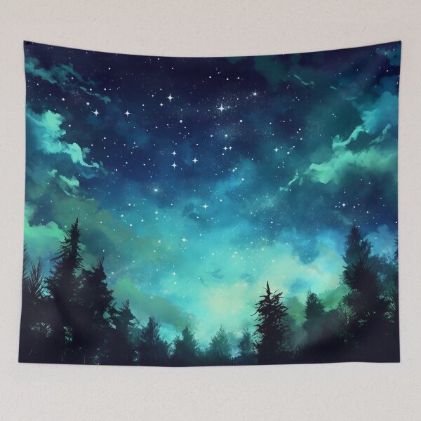 Item preview, Starlit Canopy Night Whisper designed and sold by Paintings By Simon .