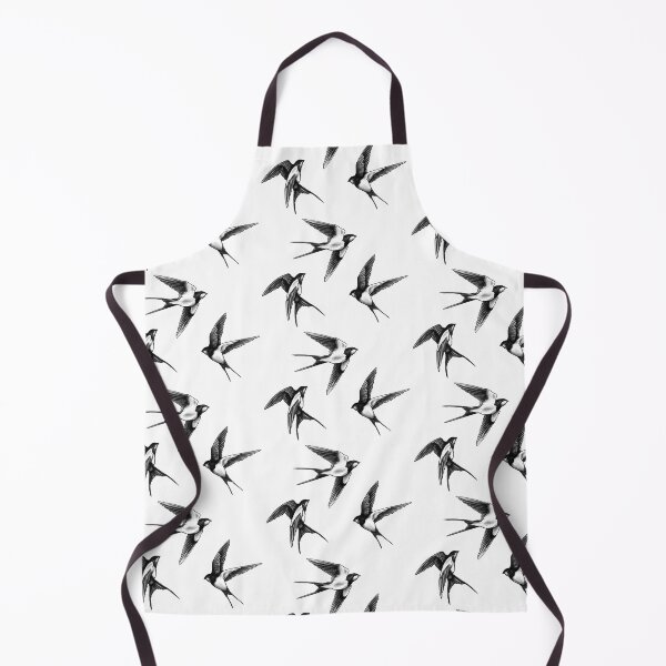 Item preview, Swallow Trio in Flight White Pattern designed and sold by TerezaValkova.