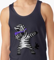 Dabbling zebra Tank Top