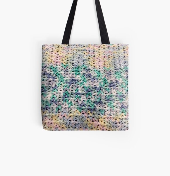 Color Wave of Stitches All Over Print Tote Bag