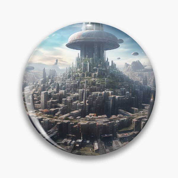 Item preview, Futuristic Sci Fi City designed and sold by Paul Fleet.
