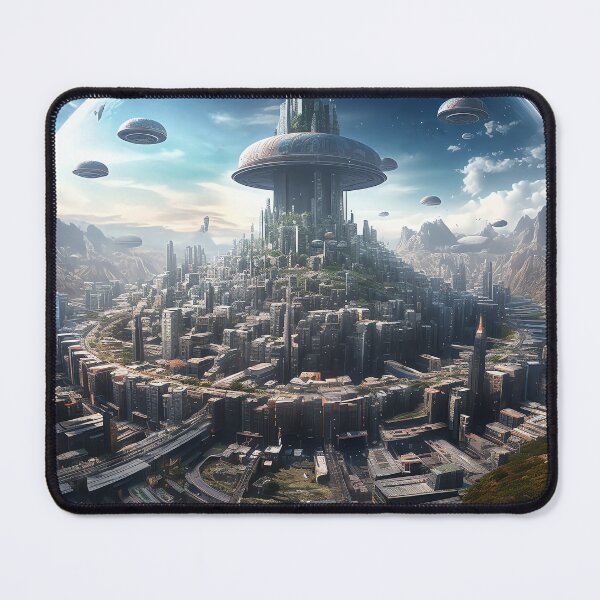 Item preview, Futuristic Sci Fi City designed and sold by Paul Fleet.