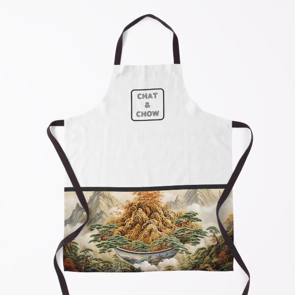 Item preview, "Serene Repast: The Chow Mein Landscape" designed and sold by ChatChow.
