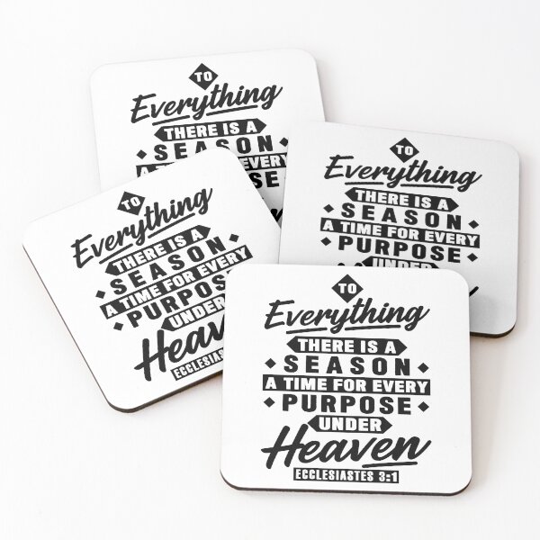 Item preview, Ecclesiastes 3:1 To Everything There Is A Season designed and sold by plushism.