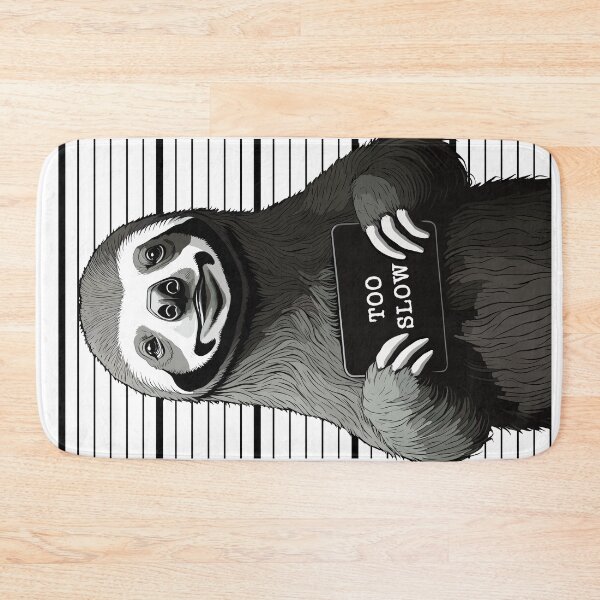 Item preview, Funny Sloth Mugshot Cute Police Arrest Photo Too Slow designed and sold by GrandeDuc.