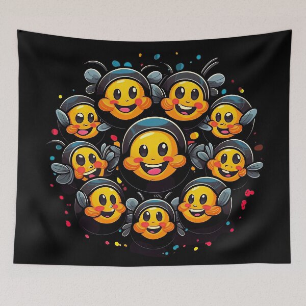 Item preview, Attention beekeeper friends: hard-working, funny bees collect honey designed and sold by Pixelboys.