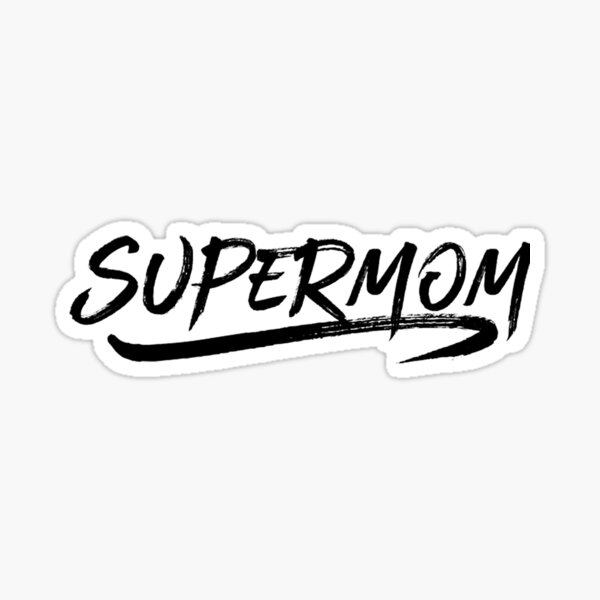 Stickers voiture prénom + maman & superwoman