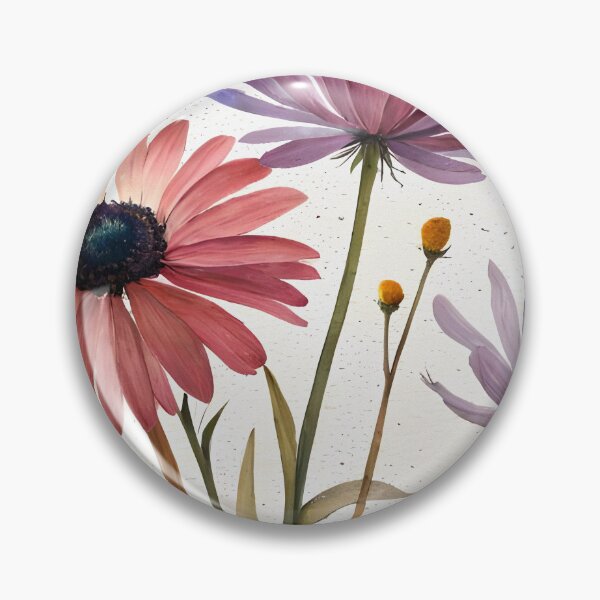 Item preview, Flowers watercolor drawning designed and sold by vocej.