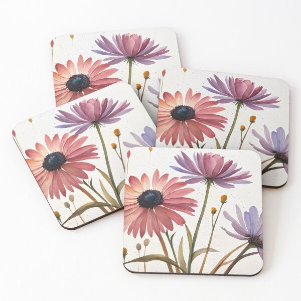 Item preview, Flowers watercolor drawning designed and sold by vocej.