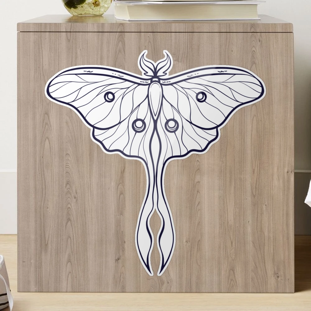 Luna moth sticker — ALPINE AYITA