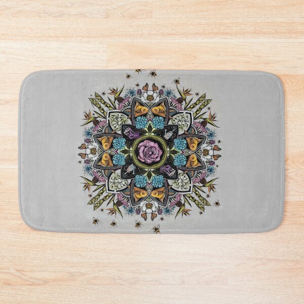 Item preview, mandala full of flowers herbs and insects, garden inspirations designed and sold by Hennagirl.