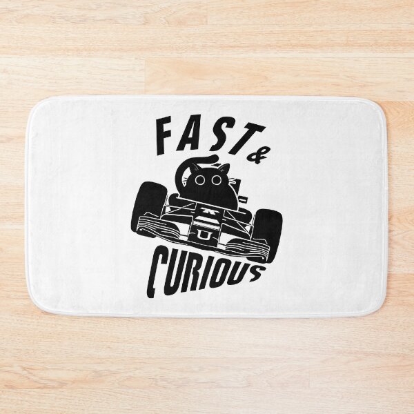 Item preview, Fast And Curious | Funny Car Driving Cat designed and sold by TMBTM.