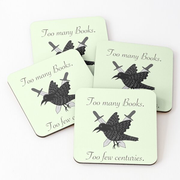 Item preview, Too many books. Too few centuries. designed and sold by LiloLunaArt.