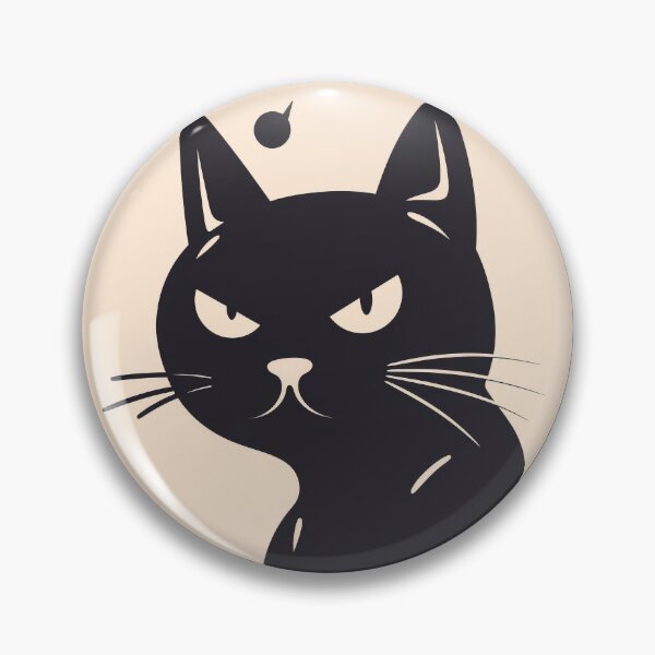 Item preview, Angry annoyed cat, cat face designed and sold by ArtHideaway.