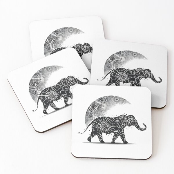 Item preview, Beautiful Contemporary Elephant Design | World Elephant Day designed and sold by StickeryPickery.