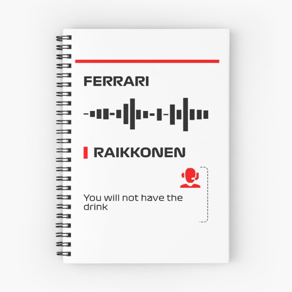 Item preview, Kimi Raikkonen you will not have the drink radio message (Francesco) designed and sold by ff1merch ..
