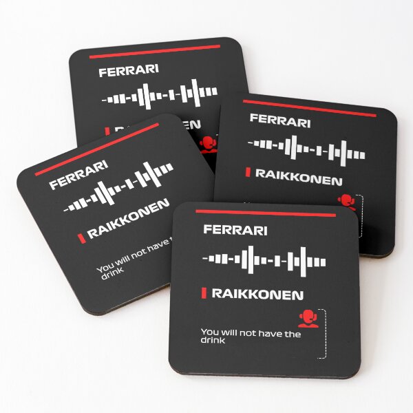 Item preview, Kimi Raikkonen you will not have the drink radio messaged Dark (Francesco) designed and sold by ff1merch ..