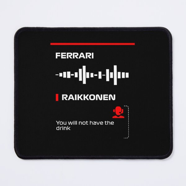 Item preview, Kimi Raikkonen you will not have the drink radio messaged Dark (Francesco) designed and sold by ff1merch ..