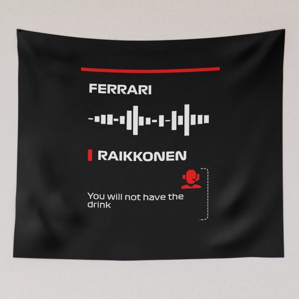 Item preview, Kimi Raikkonen you will not have the drink radio messaged Dark (Francesco) designed and sold by ff1merch ..