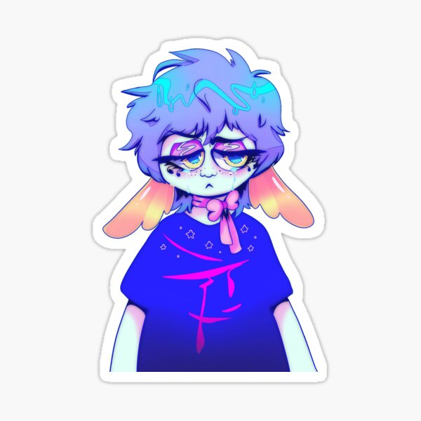 sad asher Sticker