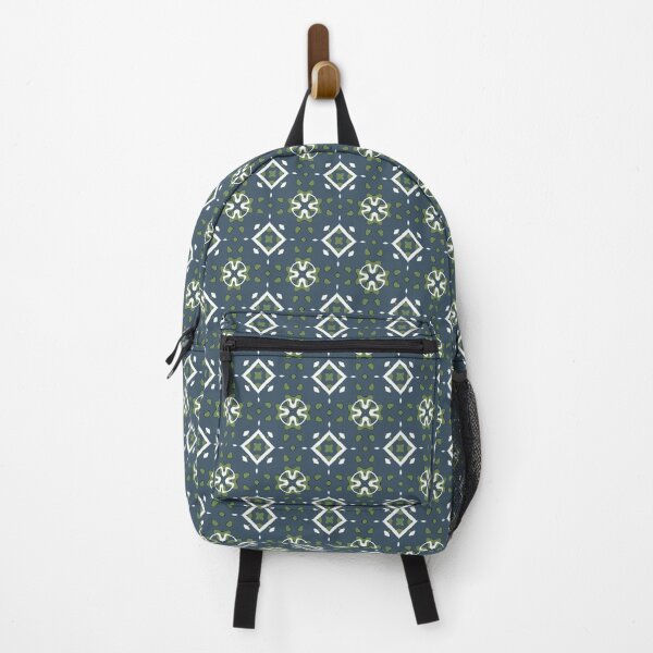Item preview, Intricate Fabric Pattern in White, Blue and Green designed and sold by Trevor Hirst.
