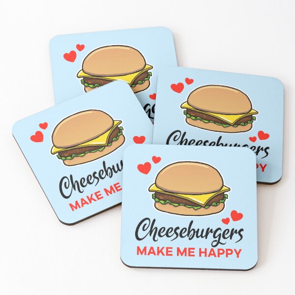 Item preview, Cheeseburgers make me happy designed and sold by jonmlam.