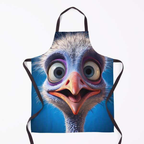 Item preview, Desert Dash - Endearing Cartoon Ostrich Illustration designed and sold by DoPrint.