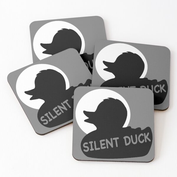 Item preview, Silent Duck - Black & White designed and sold by timmytots.